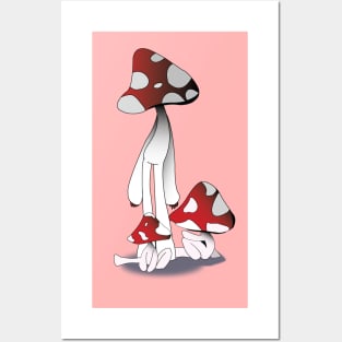 The Happiest Mushroom Posters and Art